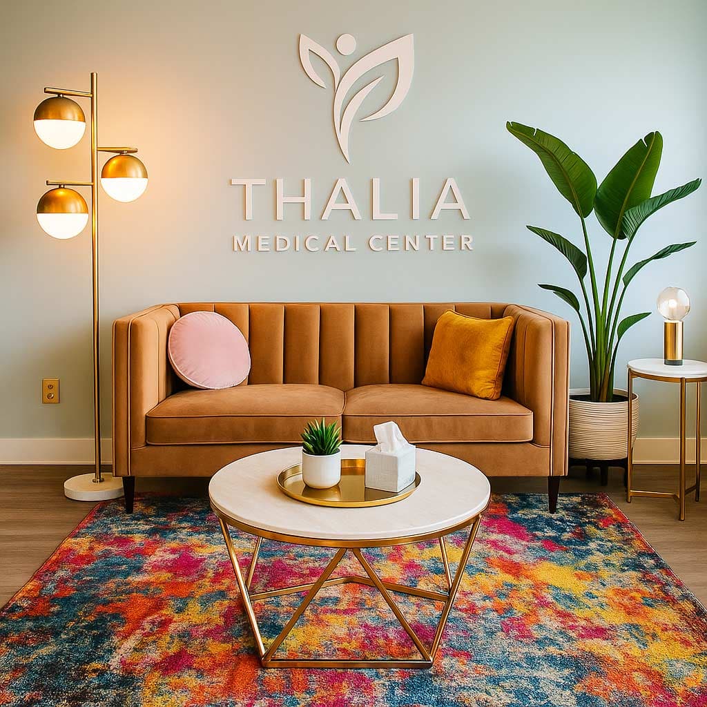 Welcoming lobby at Thalia Medical Center